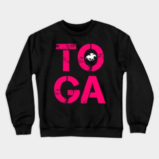 Toga Saratoga Springs Upstate New York Crewneck Sweatshirt